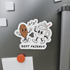 Best Friends Die-Cut Magnets, Cute Friendship Fridge Decor