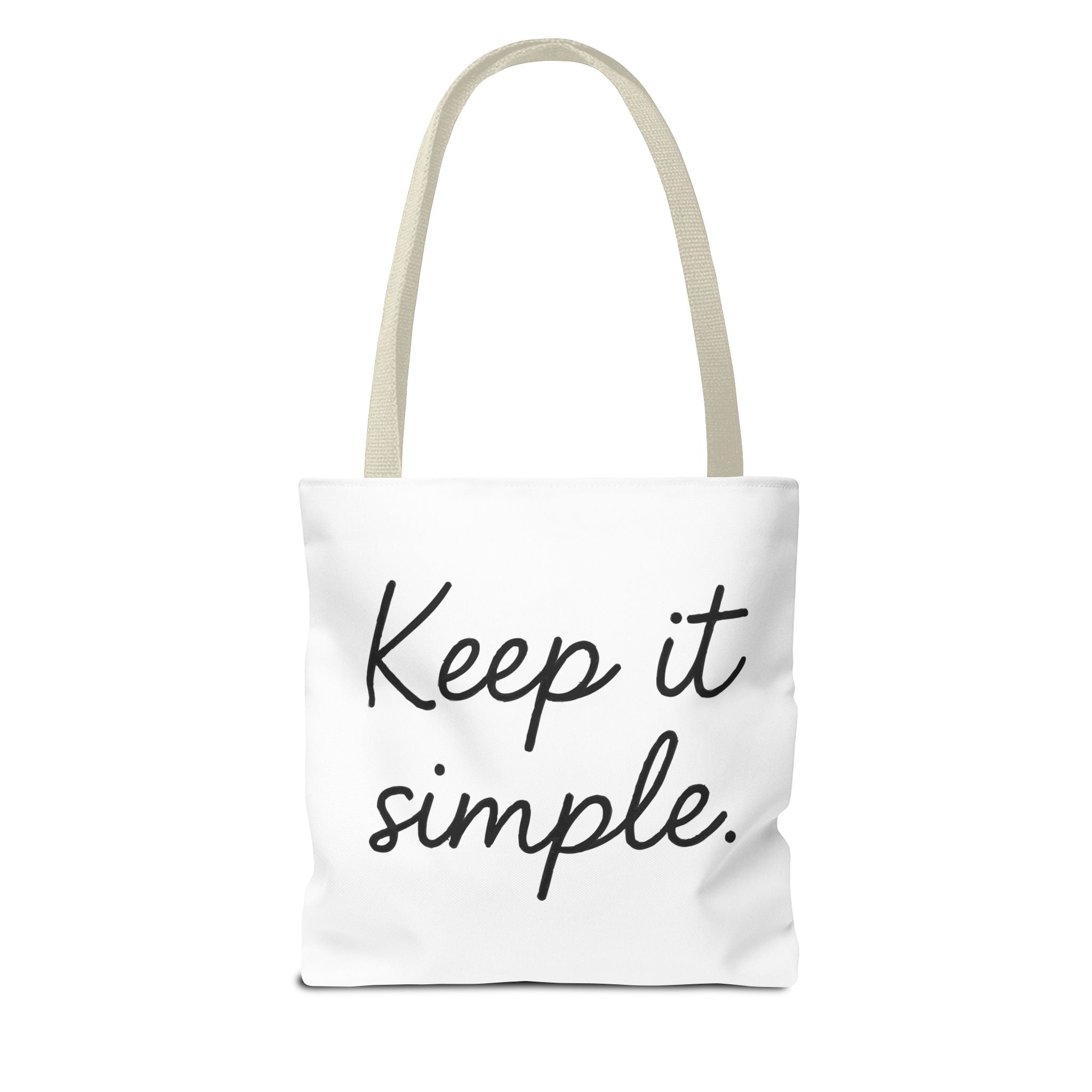 Keep It simple Tote Bag - Motivational Carryall