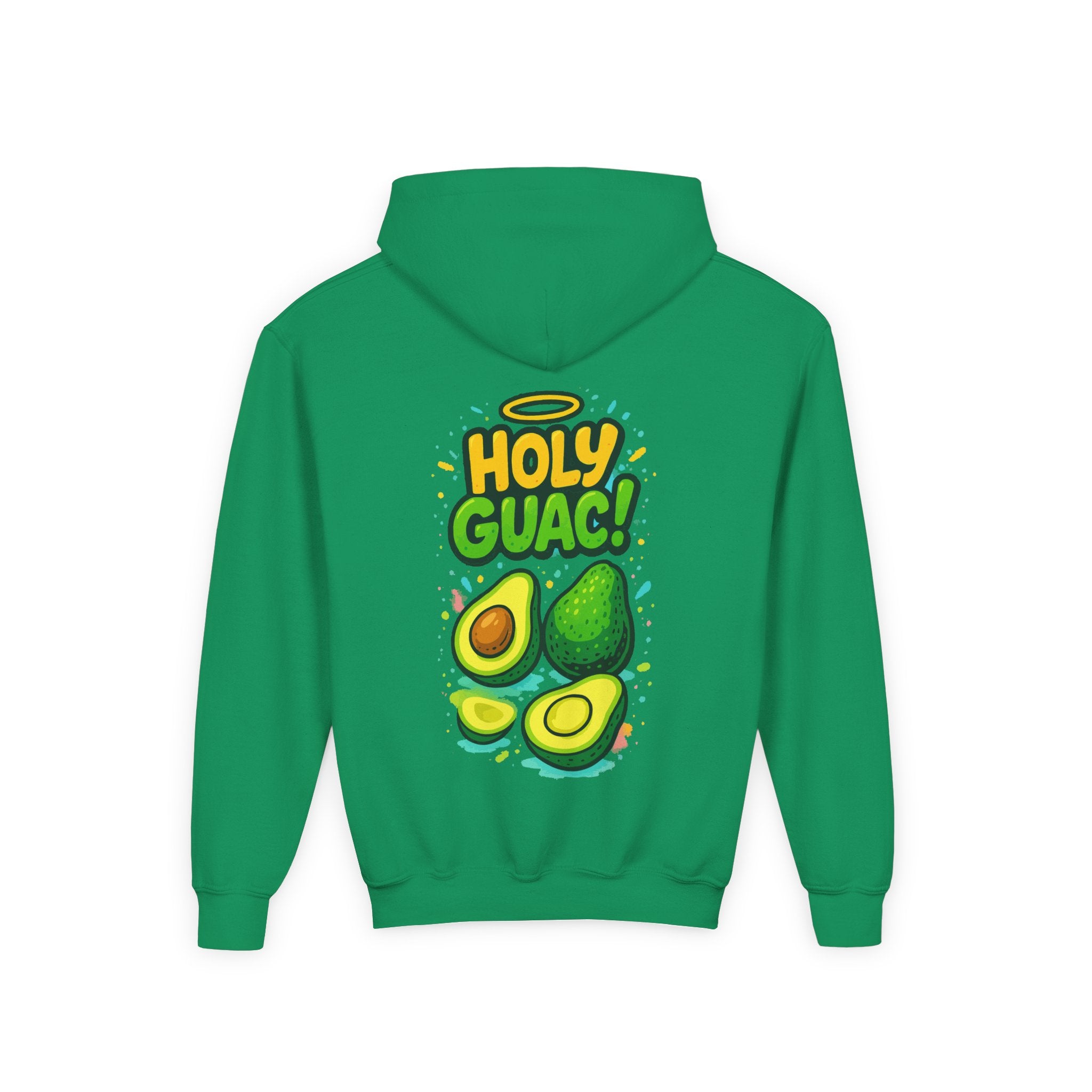 Holy Guacamole Fun Youth Hooded Sweatshirt, Casual Wear