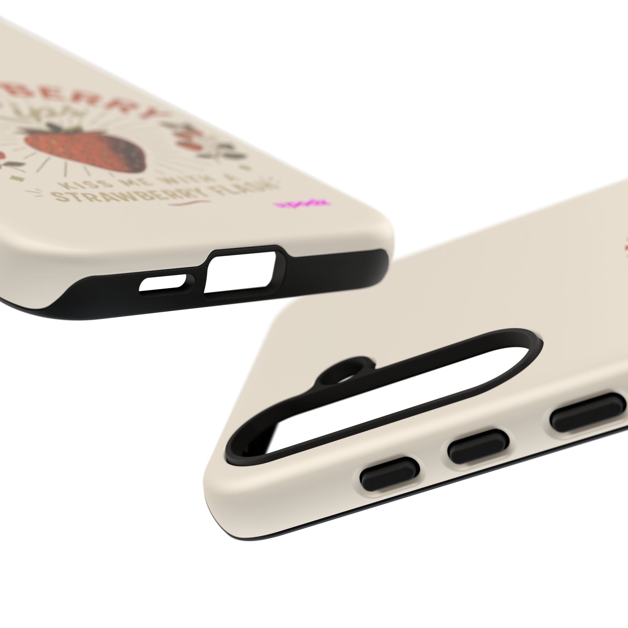 Strawberry Lips Design, Tough Cases, Phone Cover, Unique Gift