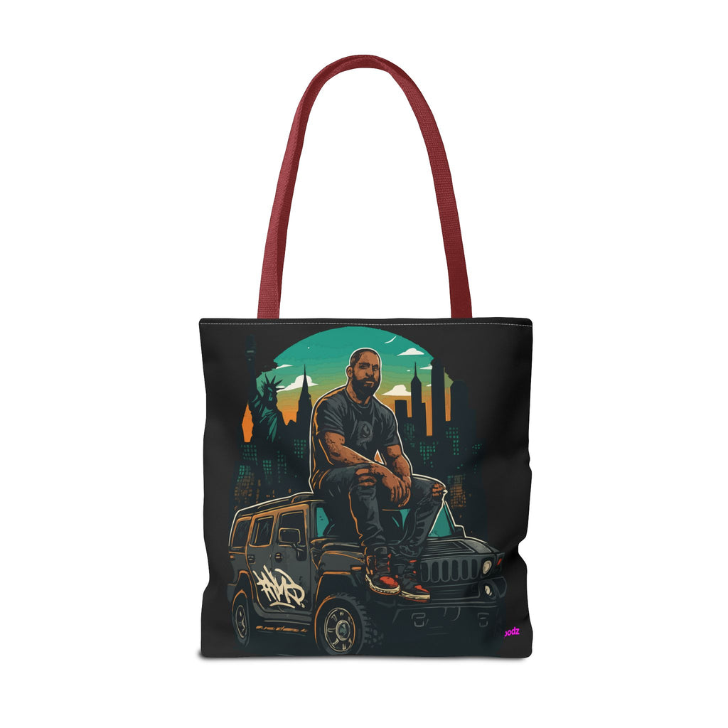 Hanging Out Tote Bag - Quirky Fun Bag