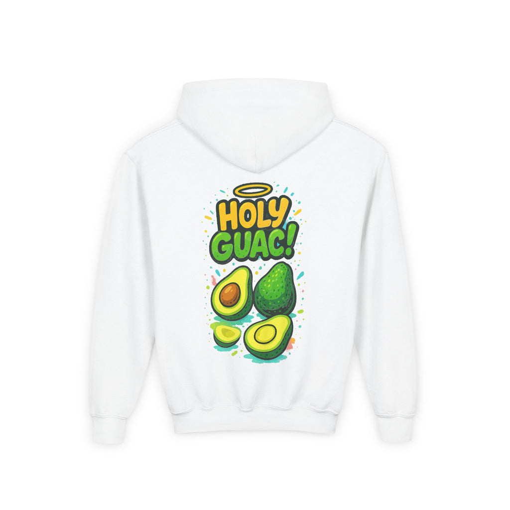 Holy Guacamole Fun Youth Hooded Sweatshirt, Casual Wear