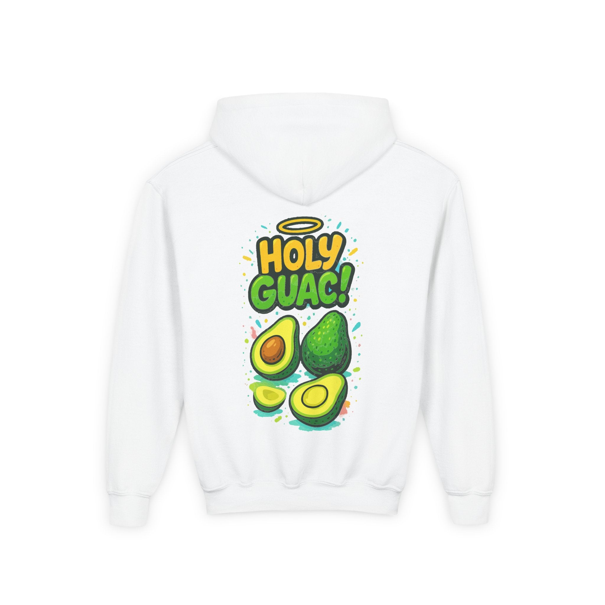 Holy Guacamole Fun Youth Hooded Sweatshirt, Casual Wear