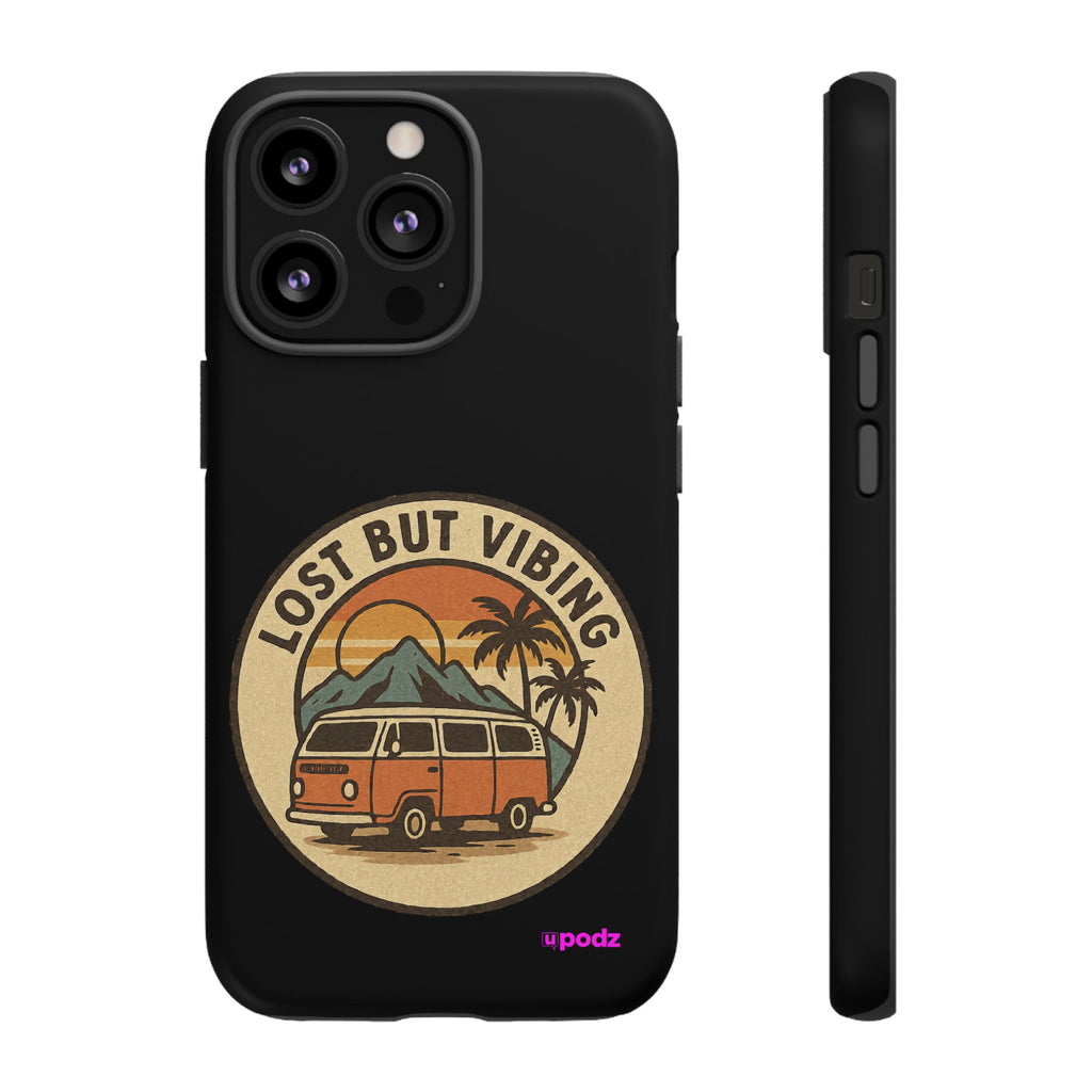Lost But Vibing Design, Tough Cases, Phone Cover