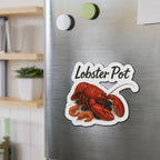 Lobster Pot Die-Cut Magnets, Fun Refrigerator Magnets