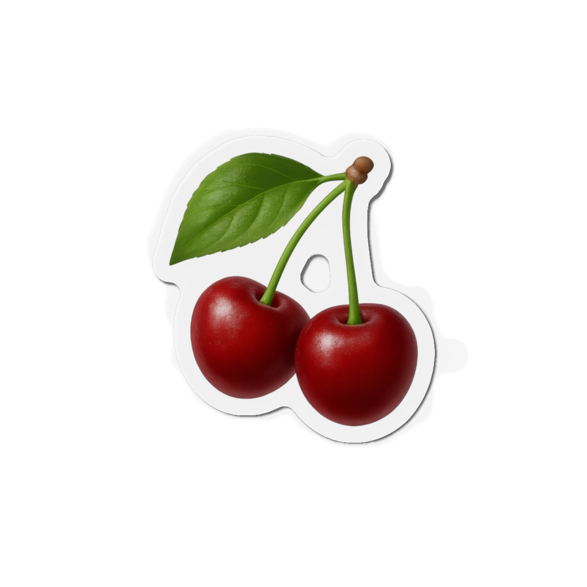 Cherry Die-Cut Magnets | Cute Kitchen Decor, Refrigerator Magnet