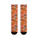 Tokyo Foodie Fan, Fun Funky Sublimation Crew Socks