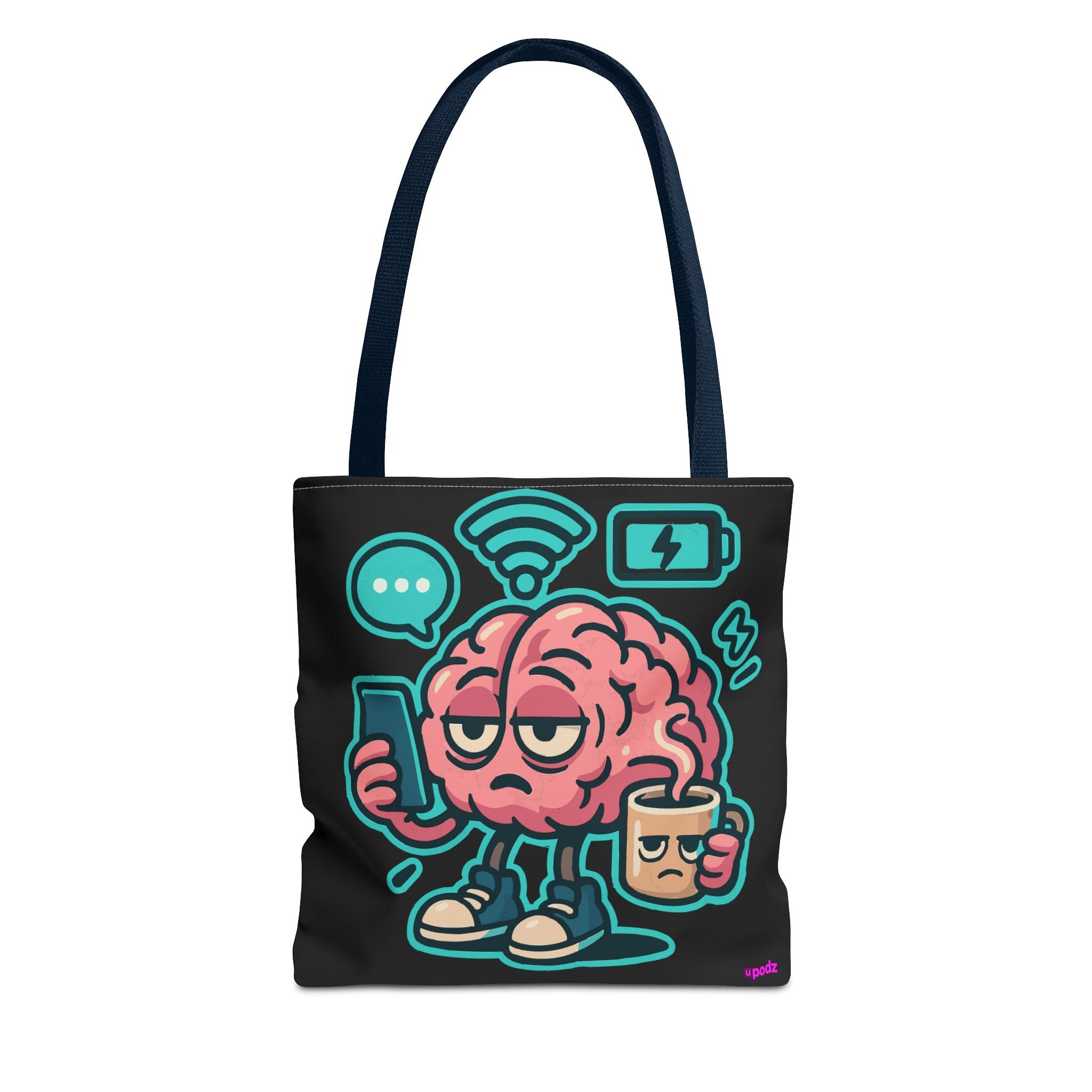 Brain Power Tote Bag - Quirky, Fun Tote Bag