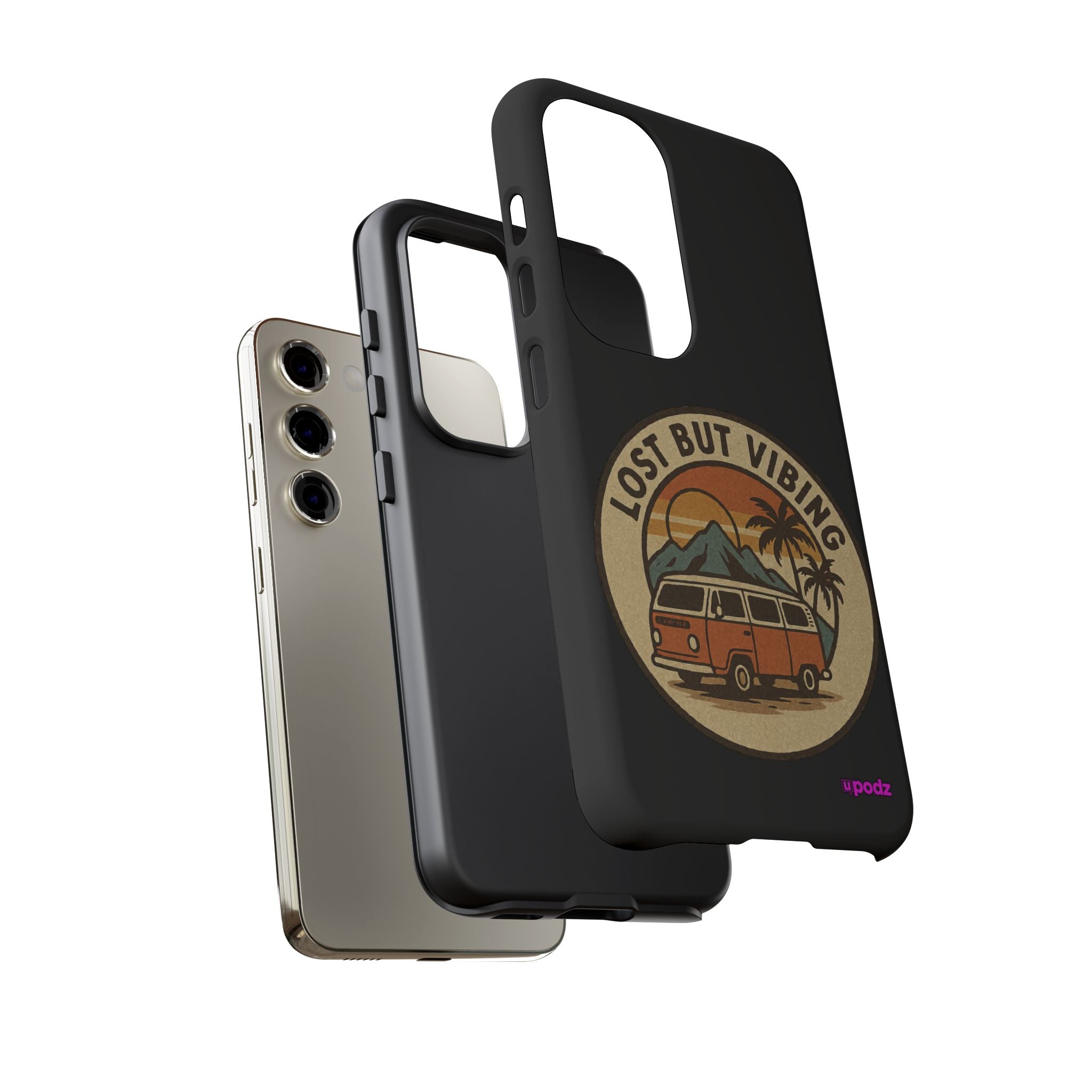 Lost But Vibing Design, Tough Cases, Phone Cover