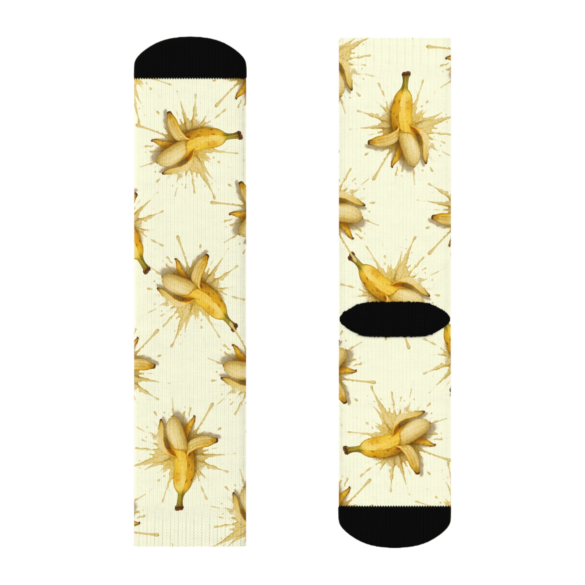 Slippery Banana Socks, Funky Design