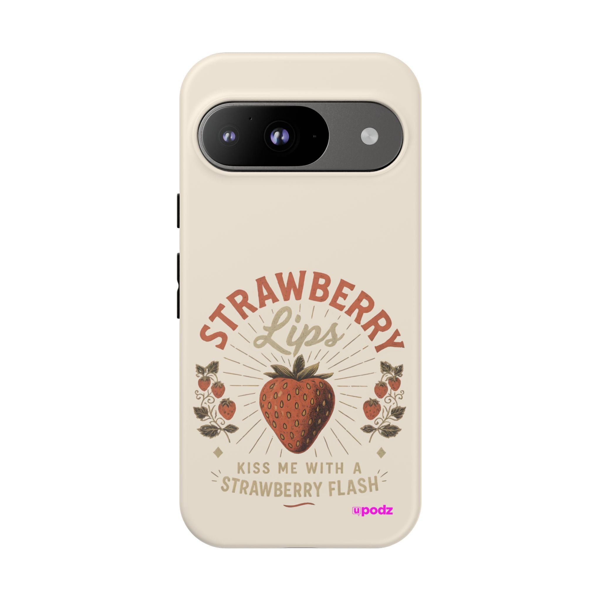 Strawberry Lips Design, Tough Cases, Phone Cover, Unique Gift