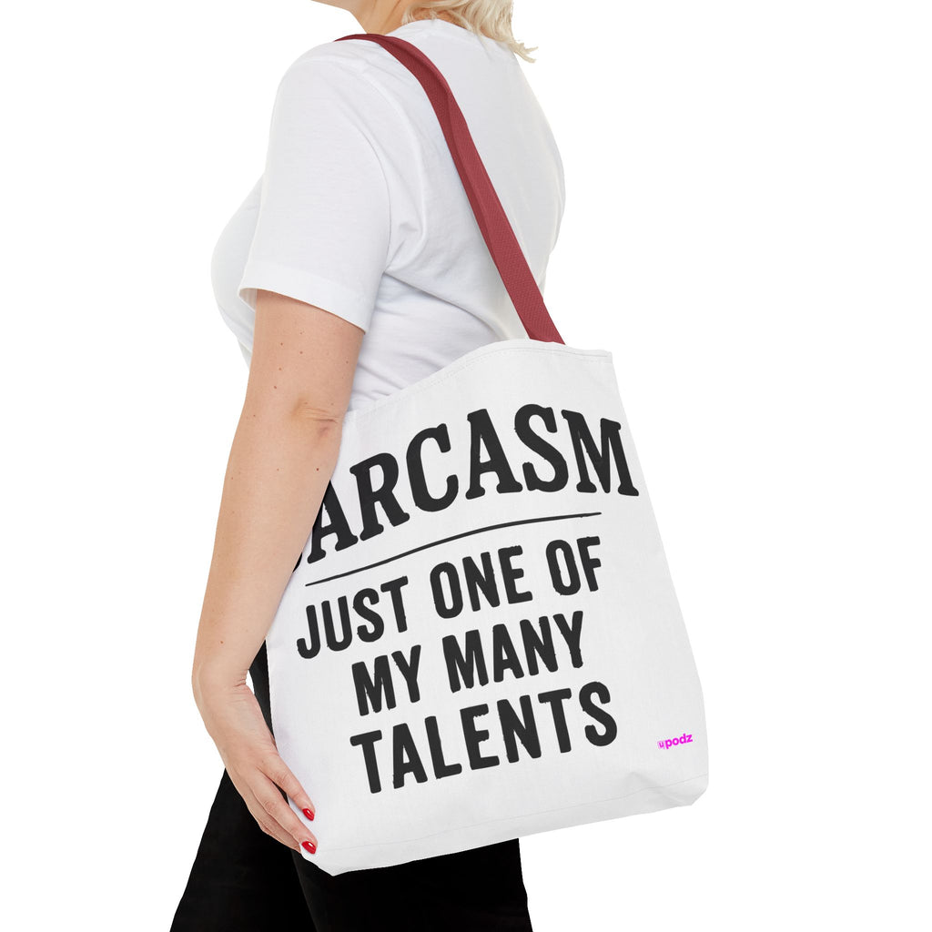 Sarcasm Tote Bag - Quirky Design, Fun Bag