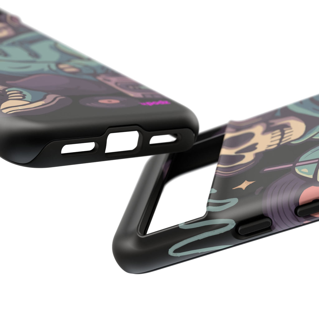 Skull Headphones Design, Tough Cases, Phone Cover