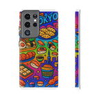 Bento Box, White Cover Design, Tough Cases, Phone Cover