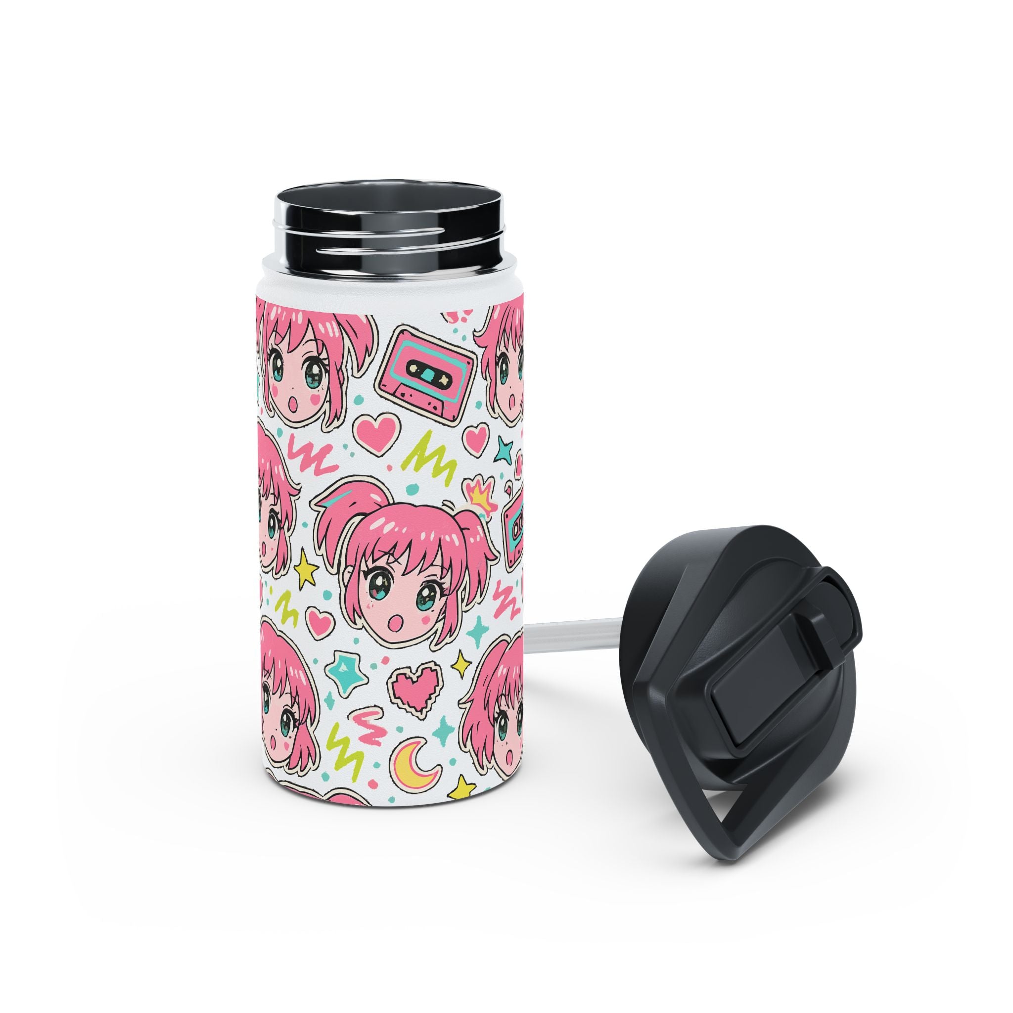 Taped Anime - Stainless Steel Water Bottle