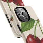 Red Cherry Design, Tough Cases, Phone Cover