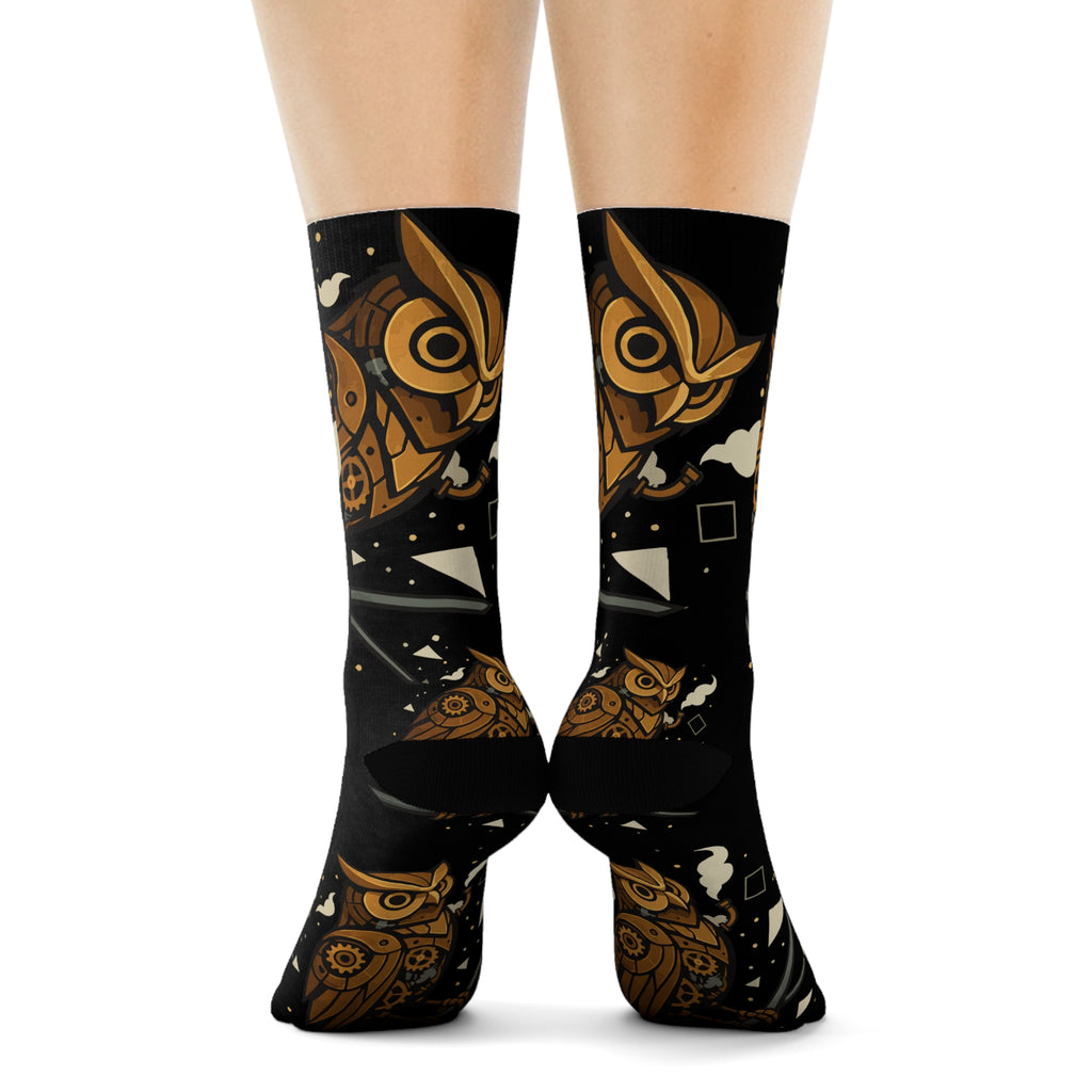 Owl Night Socks, Funky Design