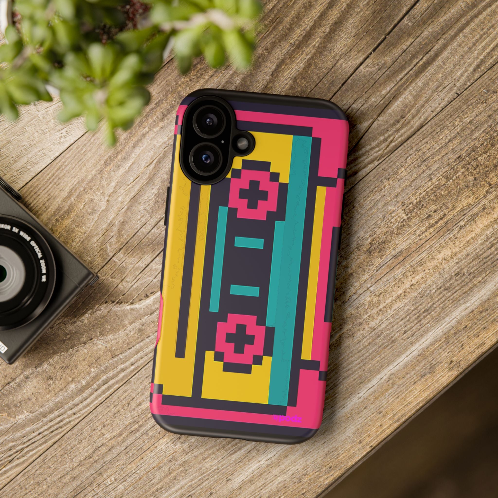 Retro tape Design, Tough Cases, Phone Cover
