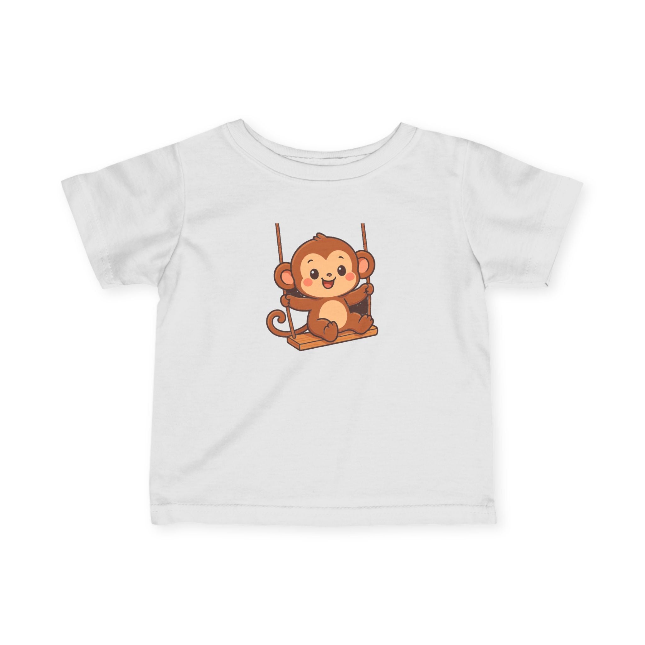 Monkey fun Infant Tee, Baby Shirt, Toddler Tee, Farm Animal T-Shirt