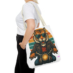 Tiger Rider Tote Bag - Quirky Fun Bag