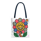 Flower Power Tote Bag - Quirky Fun Bag