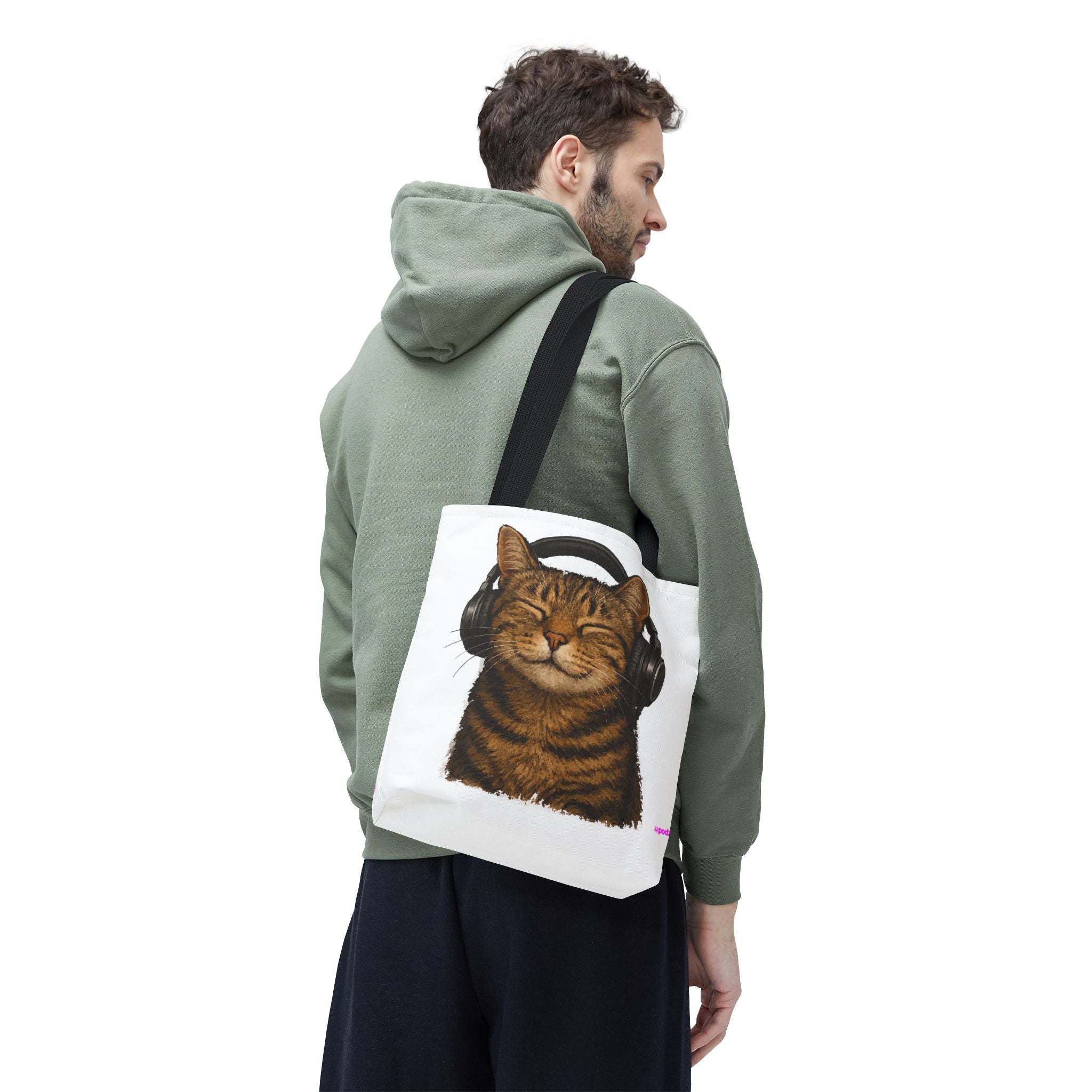 Kitty Love Tote Bag - Quirky Design, Fun Bag