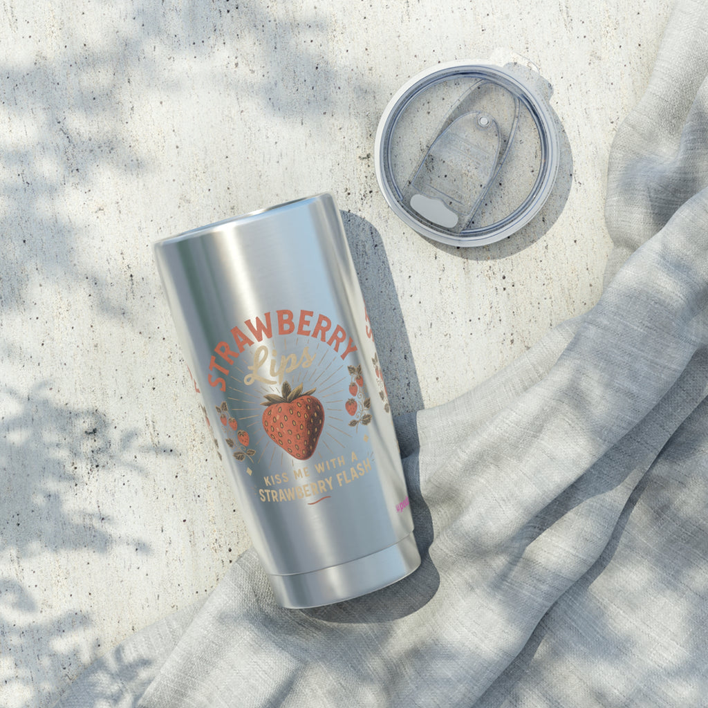 Strawberry Lips | Inspire Adventure, Travel Mug