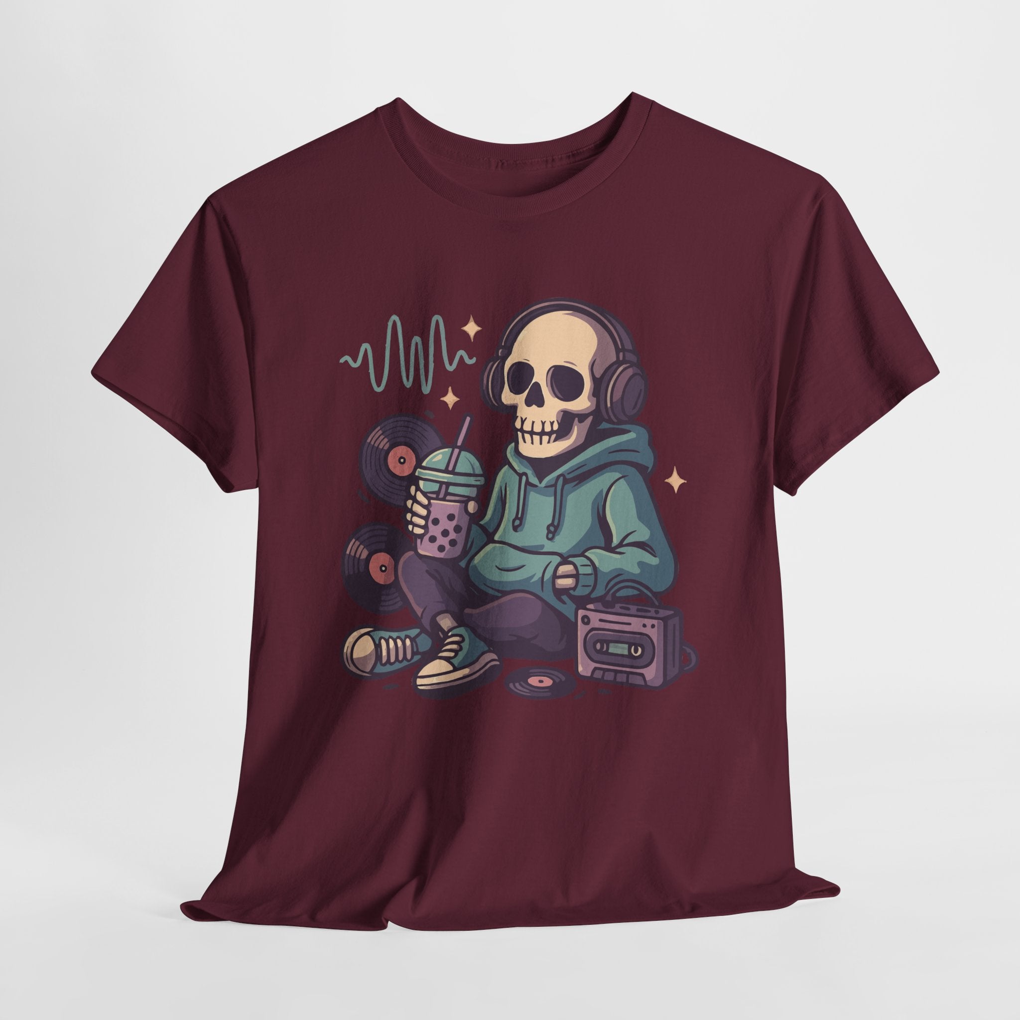 Skull Headphones T-Shirt