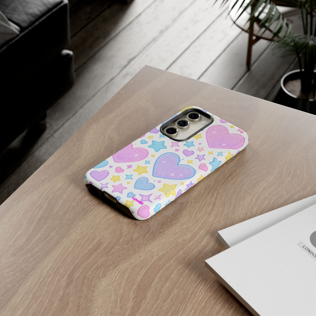 Colourful Doodle Design, Tough Cases, Phone Cover