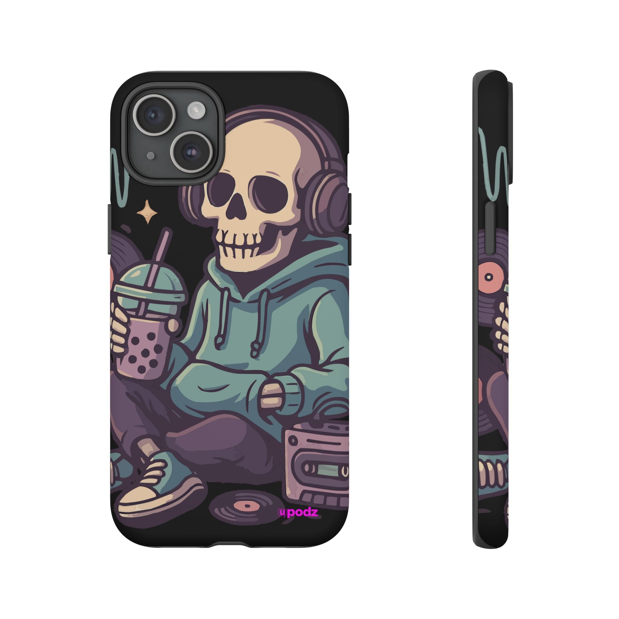 Skull Headphones Design, Tough Cases, Phone Cover