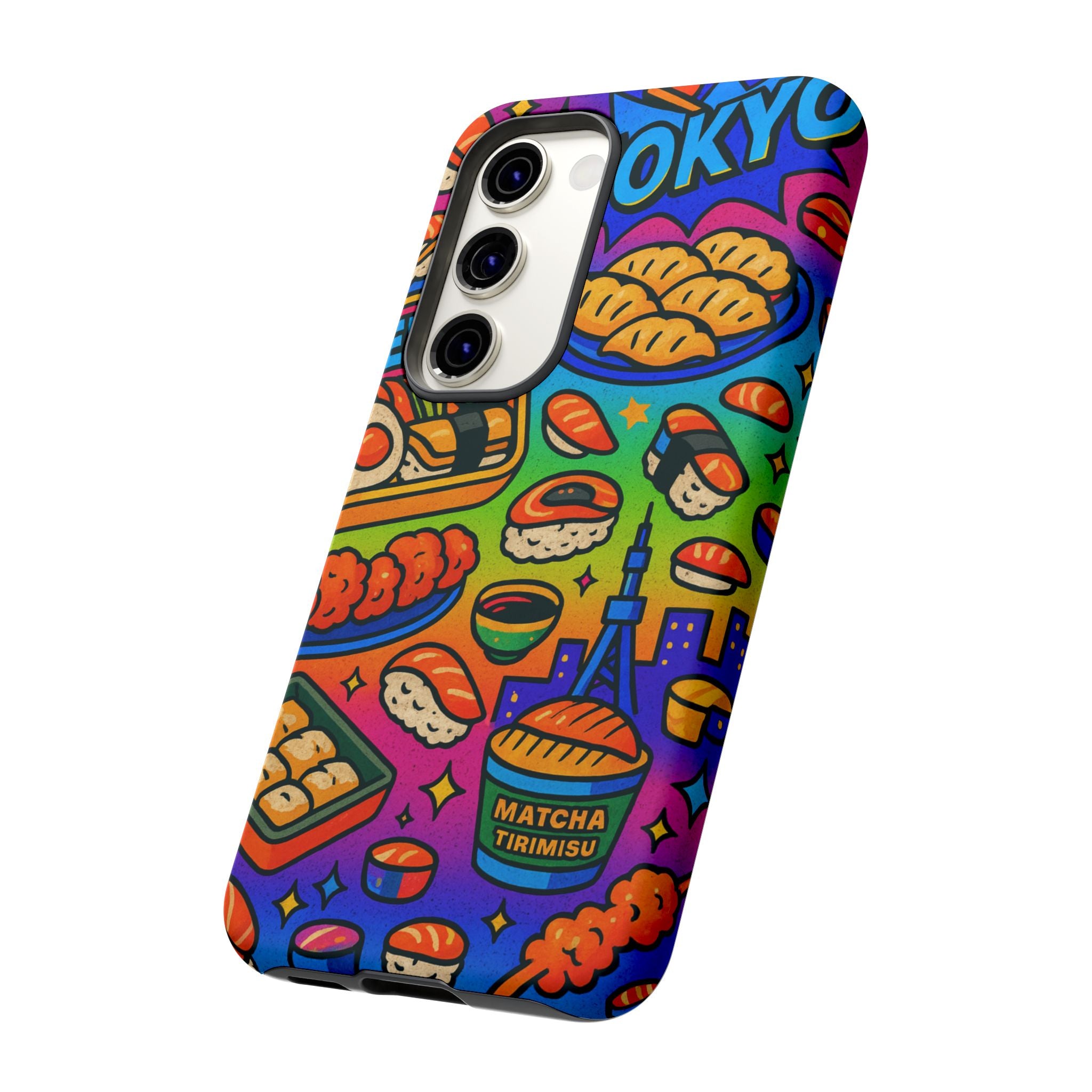Bento Box, White Cover Design, Tough Cases, Phone Cover