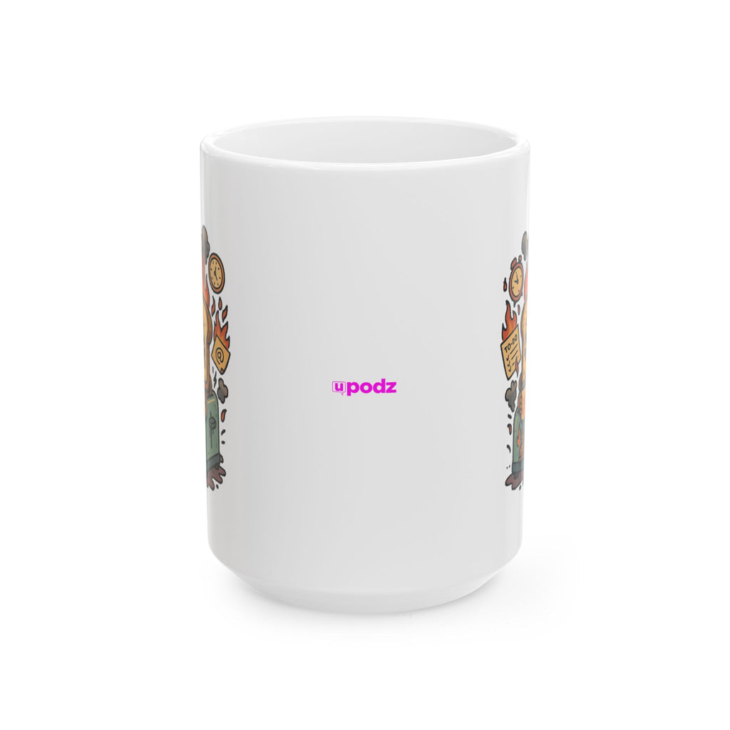 Burnt Toast Ceramic Mug |  Personalized Mug