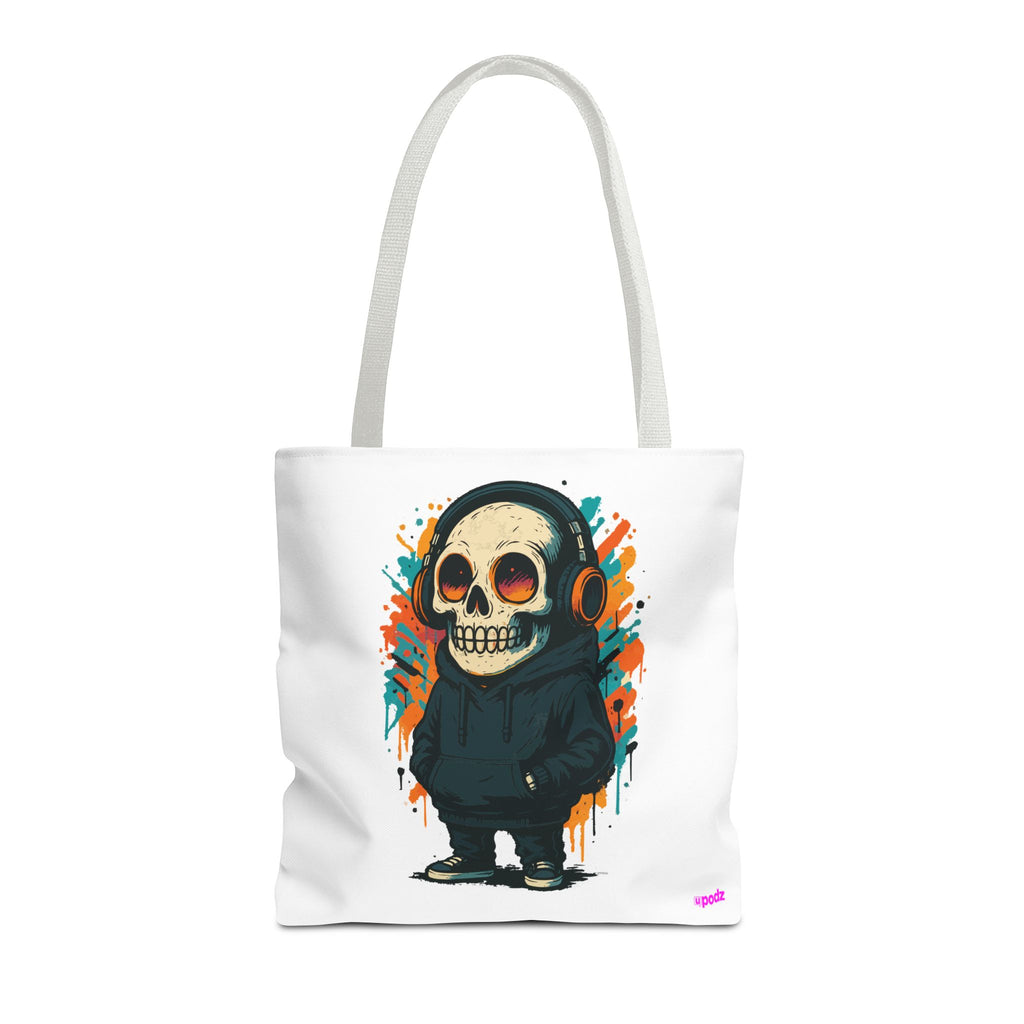 Skull Vibes Tote Bag - Quirky Fun Bag