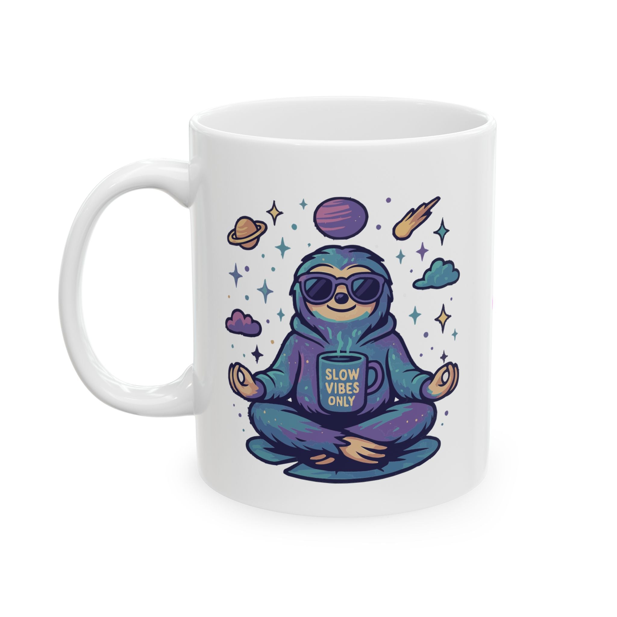Slow Vibes Only Ceramic Mug |  Personalized Mug