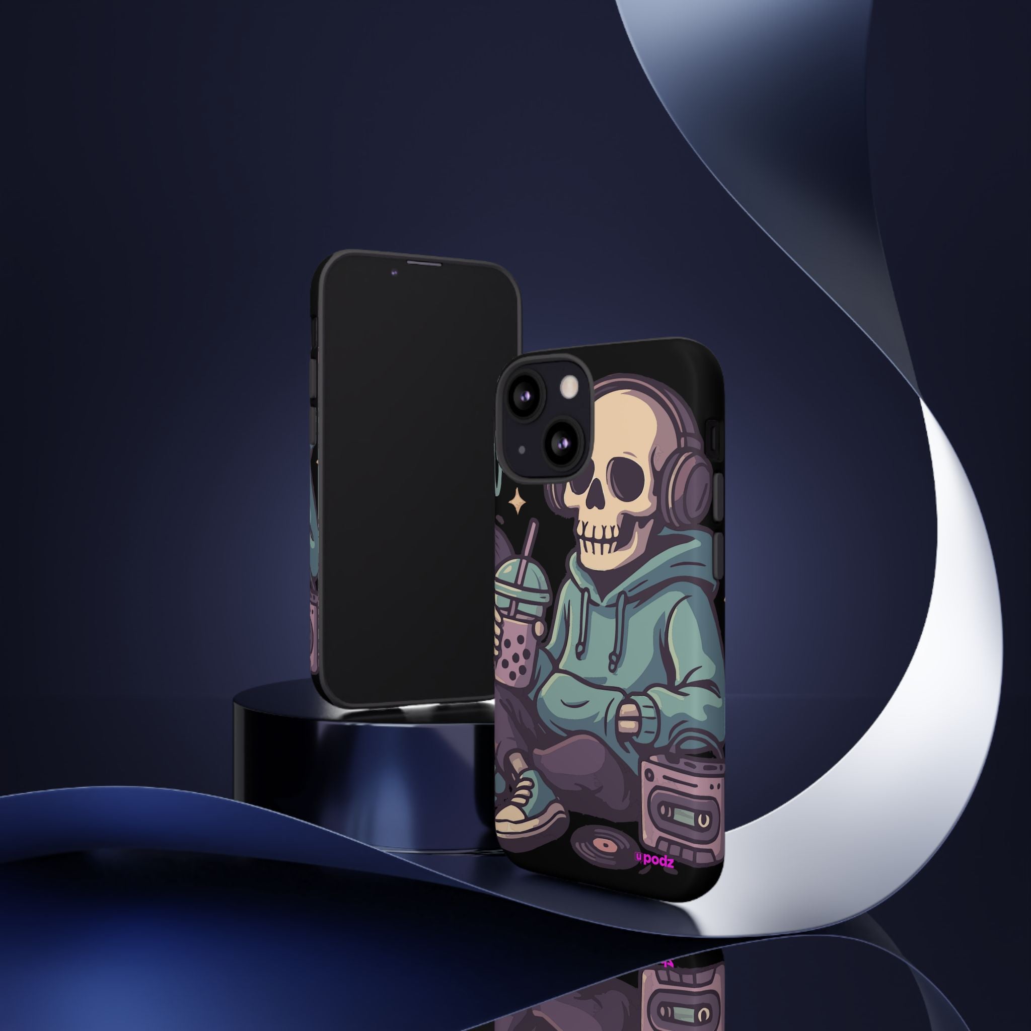 Skull Headphones Design, Tough Cases, Phone Cover