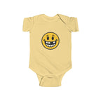 Smiley Baby Bodysuit, Infant Outfit, Cute Baby Clothes