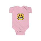 Smiley Baby Bodysuit, Infant Outfit, Cute Baby Clothes