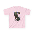 Dino Roar Kids Tee, Fun Graphic Tee, Kids Cotton T-Shirt
