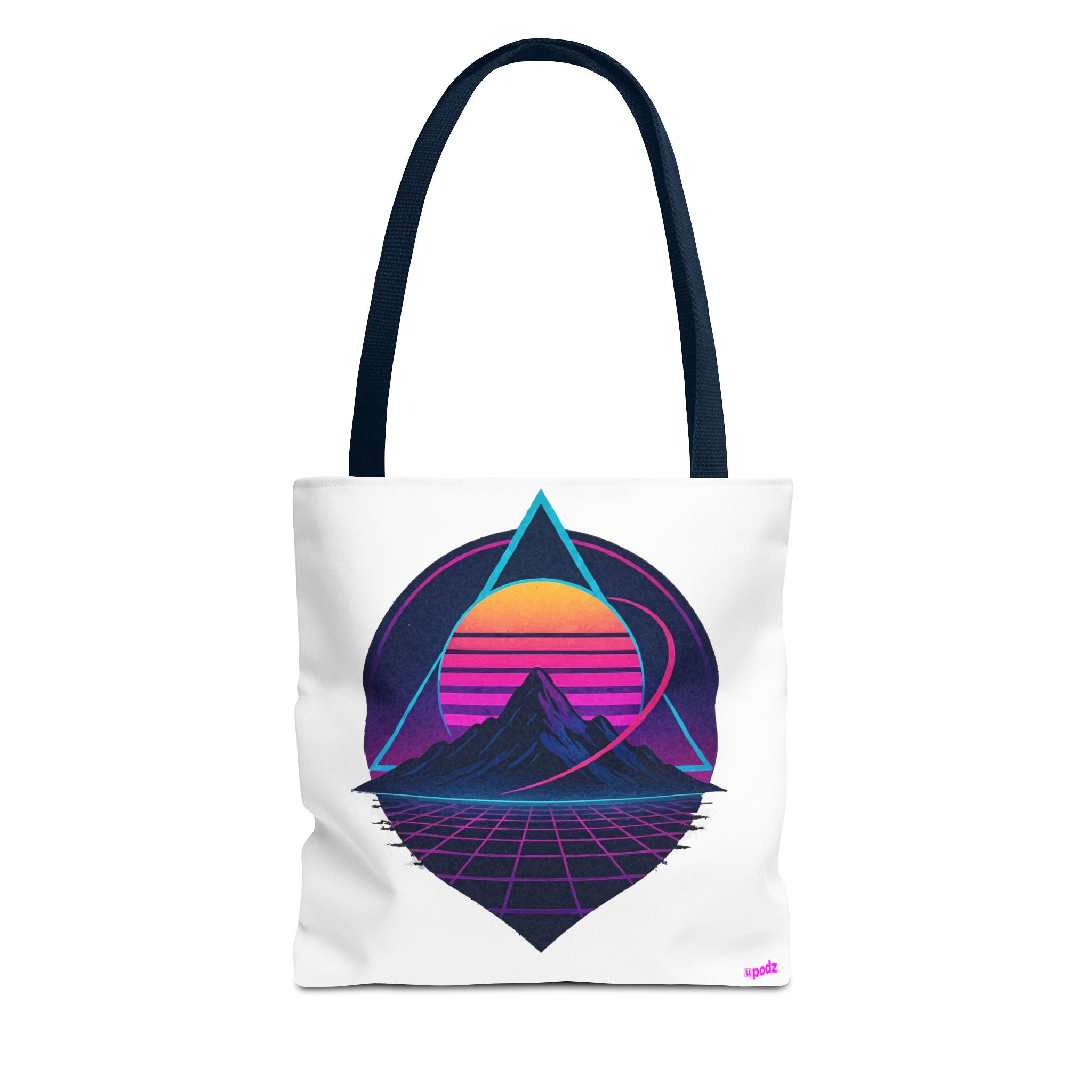 Sunset Mountain Tote - Quirky Design, Fun Bag