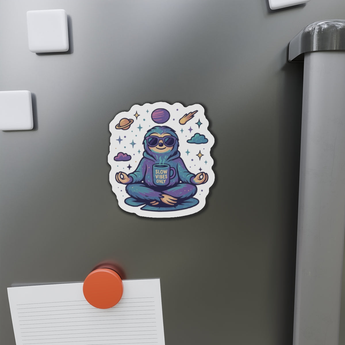 Slow Vibes Die-Cut Magnets - Fun Home Decor, Gift for Food Lovers