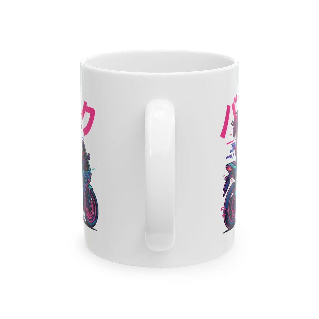 Biker Chick Ceramic Mug |  Personalized Mug