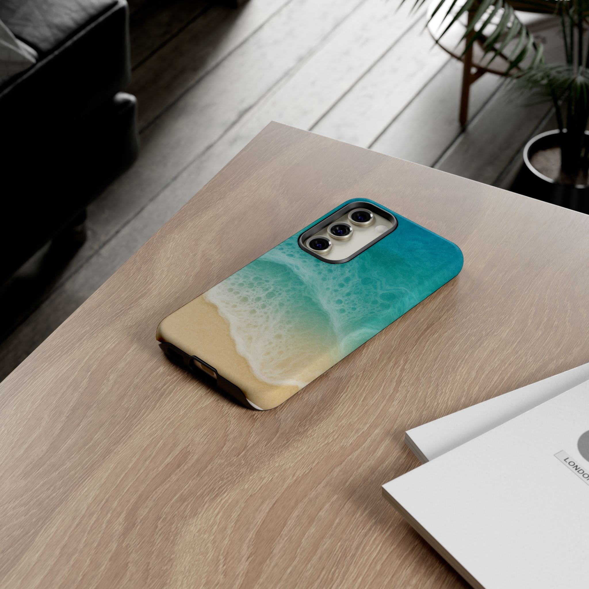 Resin Art, White Cover Design, Tough Cases, Phone Cover