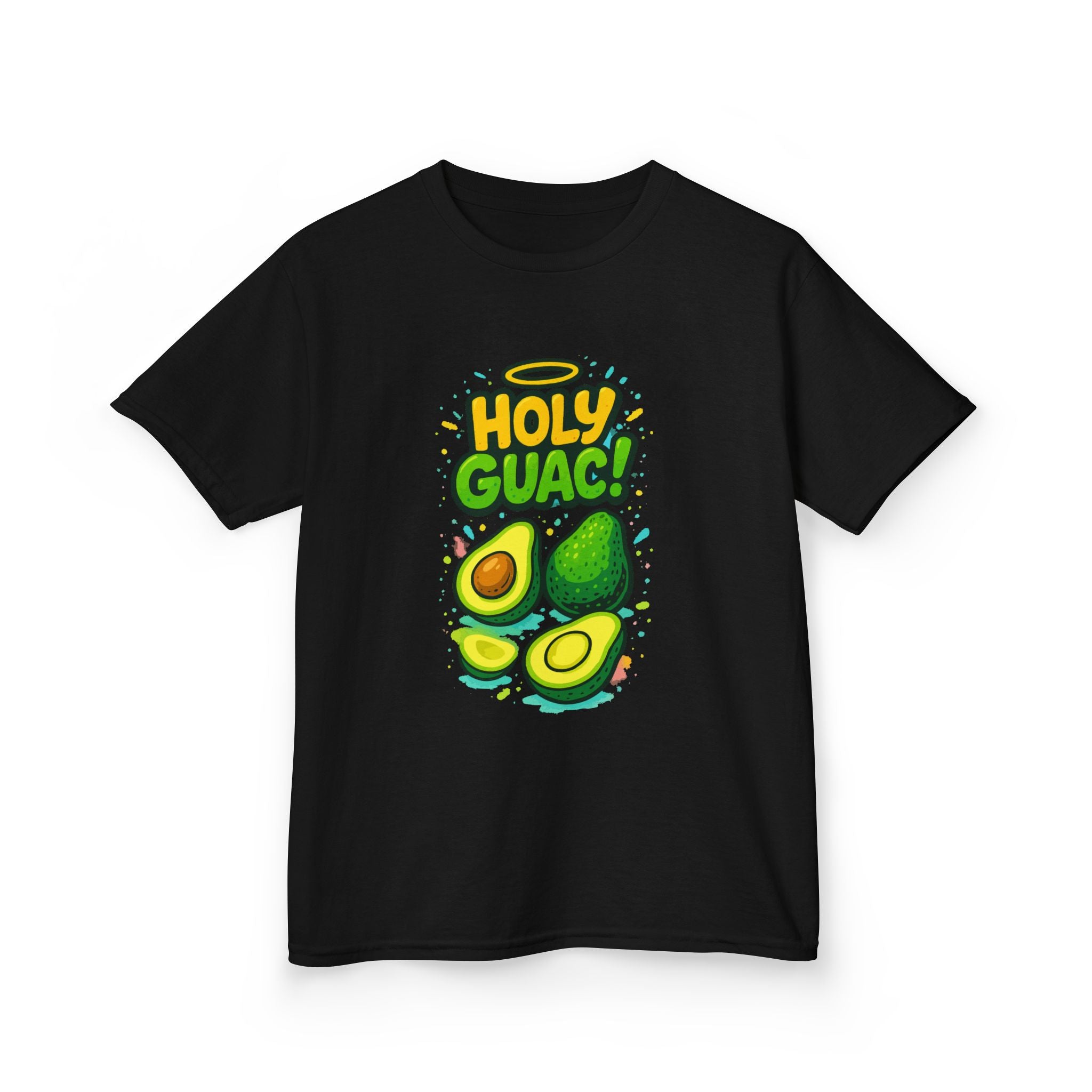 Holy Guac Kids Tee, Fun Graphic Tee, Kids Cotton T-Shirt