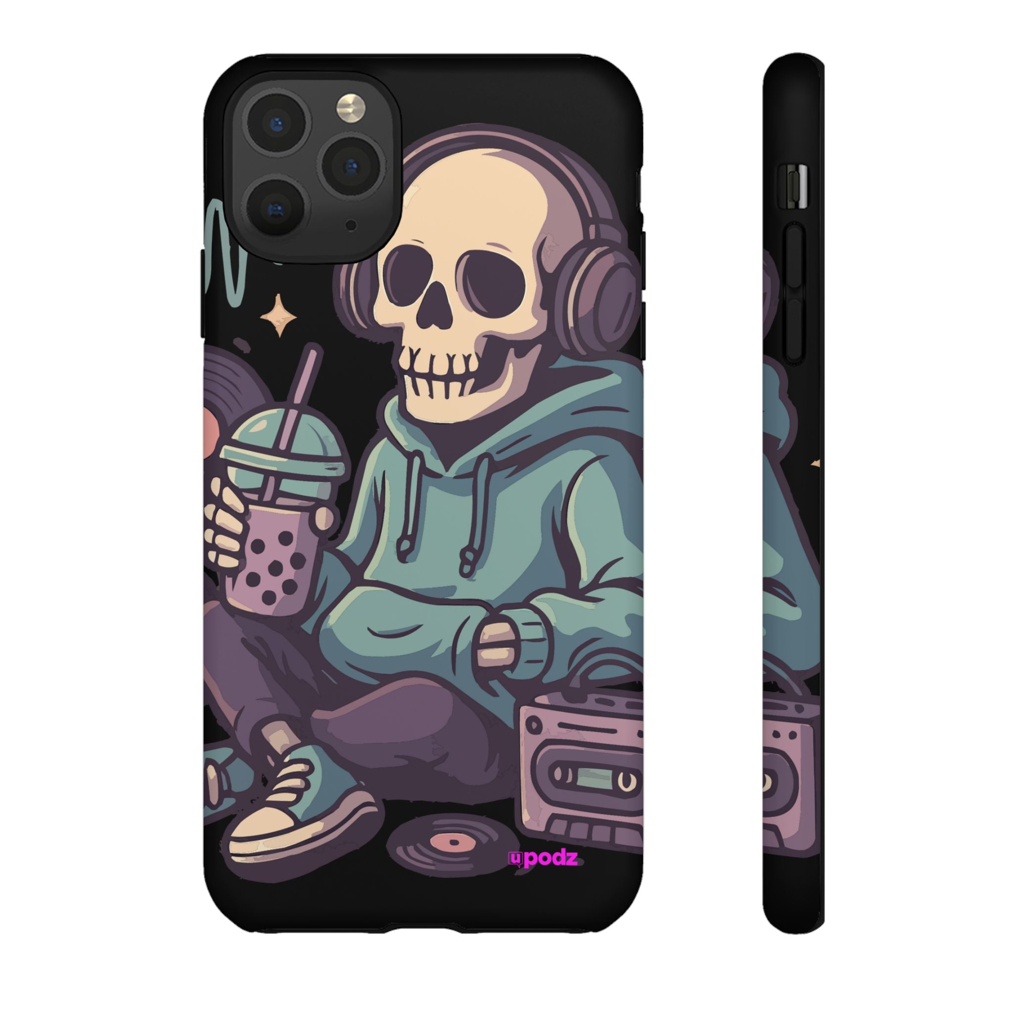Skull Headphones Design, Tough Cases, Phone Cover