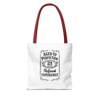 Aged to perfection Tote Bag, Inspirational Gift, Eco-Friendly Shopping Bag