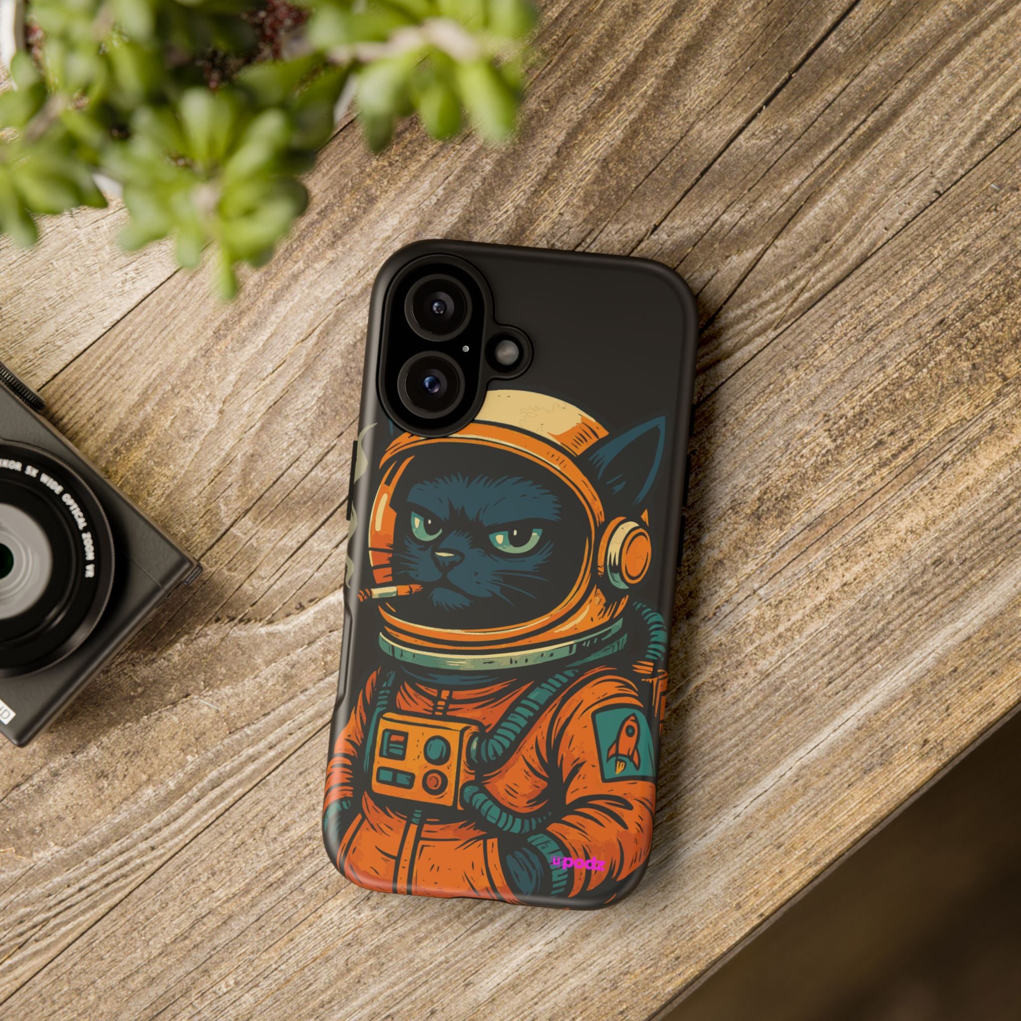 Smoking Cat Design, Tough Cases, Phone Cover
