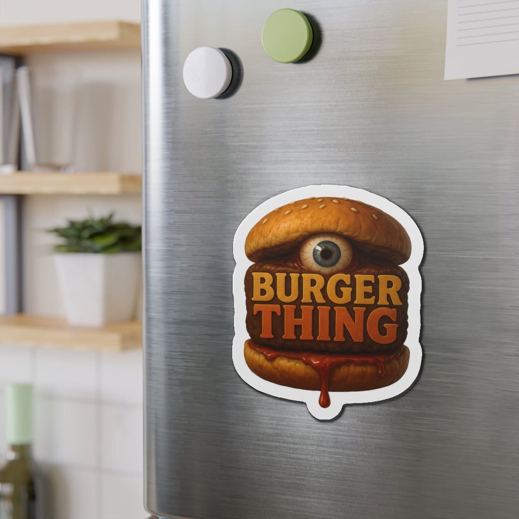 Burger Thing Die-Cut Magnets, Fun Refrigerator Magnets