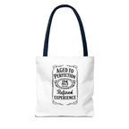 Aged to perfection Tote Bag, Inspirational Gift, Eco-Friendly Shopping Bag