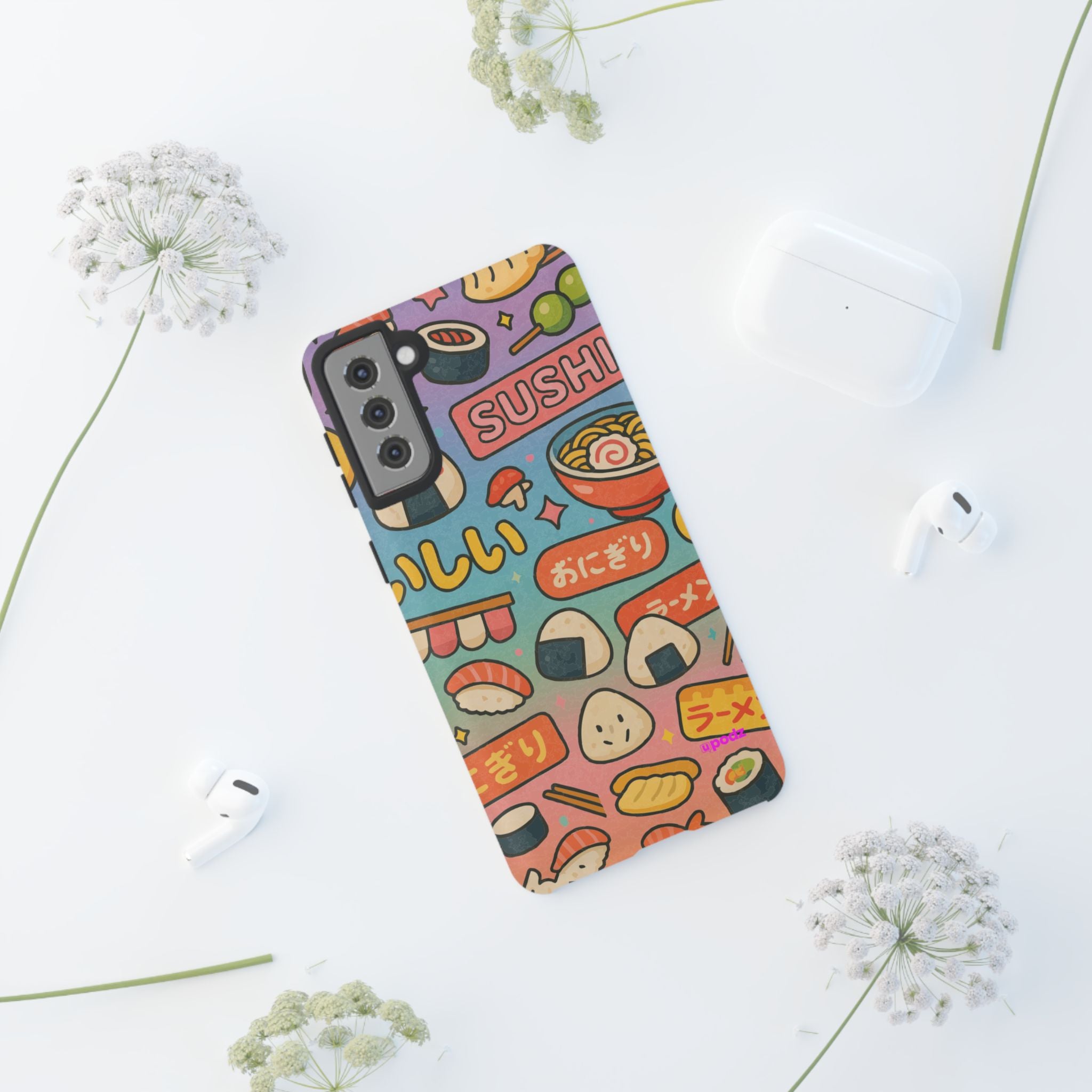 I love Sushi, White Cover Design, Tough Cases, Phone Cover