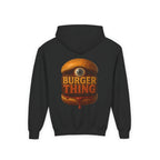 Burger Thing Youth Hooded Sweatshirt, Casual Wear